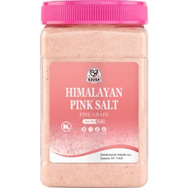 52USA Himalayan Pink Salt, Fine Grain, 5 Pound (80oz), Himalayan Salt, Pink Himalayan Sea Salt, Salt for Grinder Refill, Kosher Salt