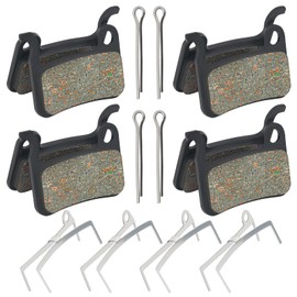 Road Passion 4 Pairs Disc Brake Pads Shimano M505 M535 M545 M585 M595 M596 M601 M665 M765 M775 M776 M800 M965 M966 M975 BR-T665 Al. fine A500 BRS505 BRS501 BRS500 Hone M601
