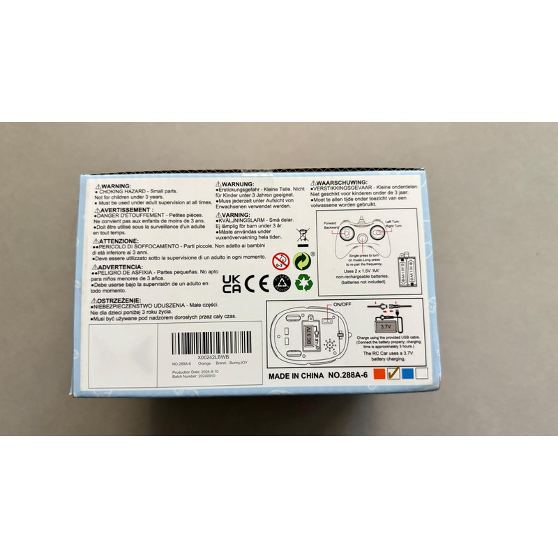 BunnyJOY Remote Control Car Orange