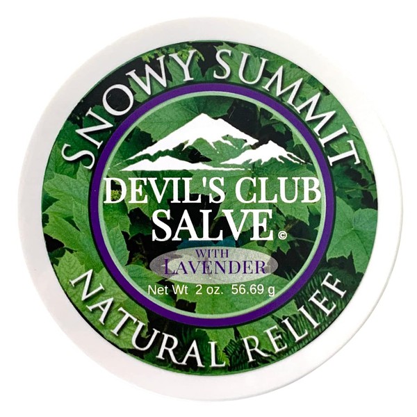 Lavender Devil's Club Salve, Snowy Summit, Salve, Pain Relief, Natural Relief, Devil's Club, All Natural, Herbal Salve, Alaska Devil's Club Salve