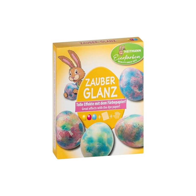 Heitmann Eierfarben Zauberglanz – 3 Egg Colours (Yellow, Pink, Blue),