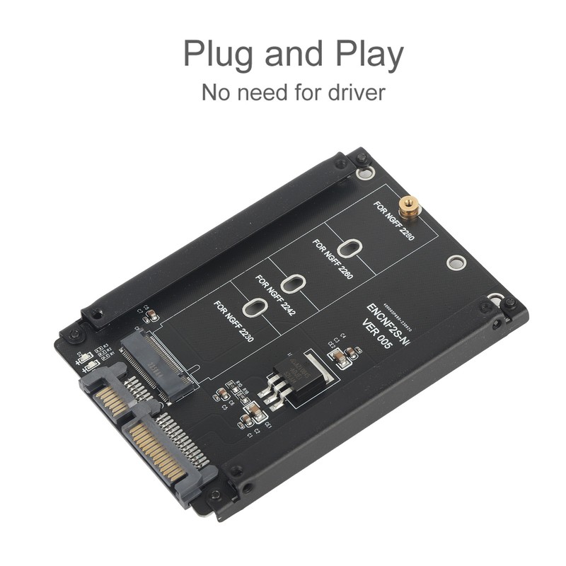 High Performance 22pin M.2 NGFF to SATA Adapter Plug and