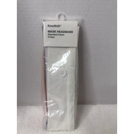 Knollhill Mask Headband Assorted Colors 5 Pack