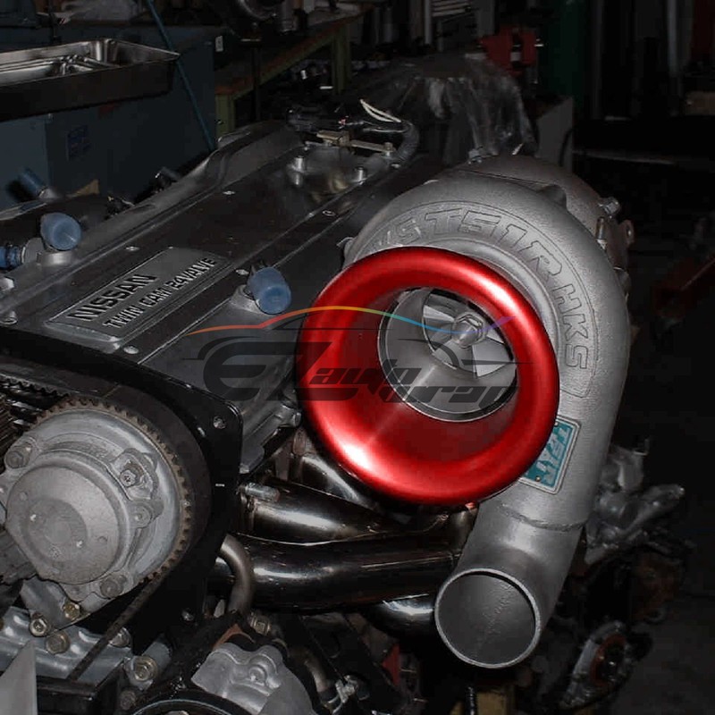 EZAUTO WRAP 4" Black Short Ram Cold Air Intake Turbo