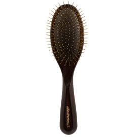 Chris Christensen Dog Brush, 27 mm Oval Pin Brush, Fusion Series, Groom Like a Professional, Brass Pins, 100% Static Free, Ground and Polished Tips