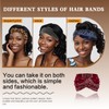 wishstream Wide Headbands for Women, 7'' Extra Large Turban Headband