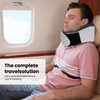 TALLGO Travel Pillow, Best Memory Foam Neck Pillow Head Support