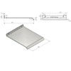 Weather Protection Small Pent Roof with Drip Edge Made of