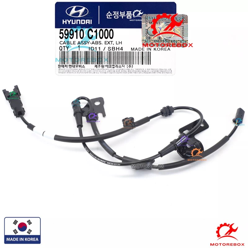 Hyundai Genuine ABS Speed Sensor Cable Ext. Rear Left for