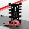 FLAMEER High Precision Tenon Card Gauge Metric and Scale Caliper