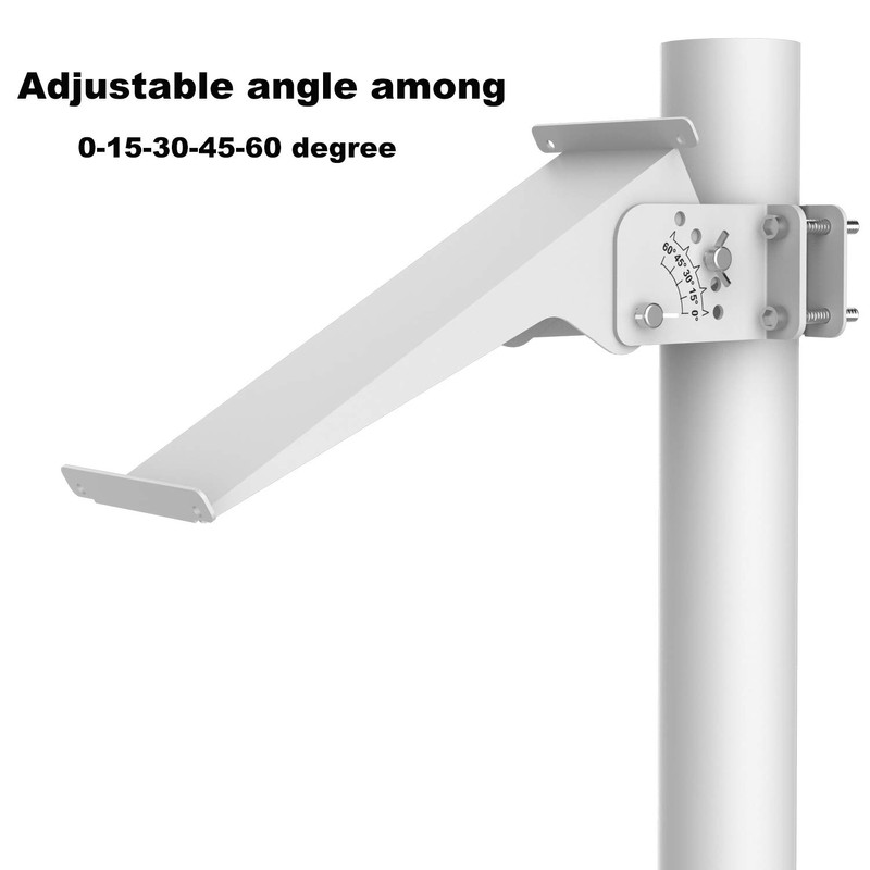 Adjustable Slar Panel Pole Mounting Bracket Rack Kit for 50W