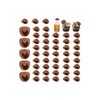 100 Piezas Mini Sombrero De Vaquero Occidental Pequeño