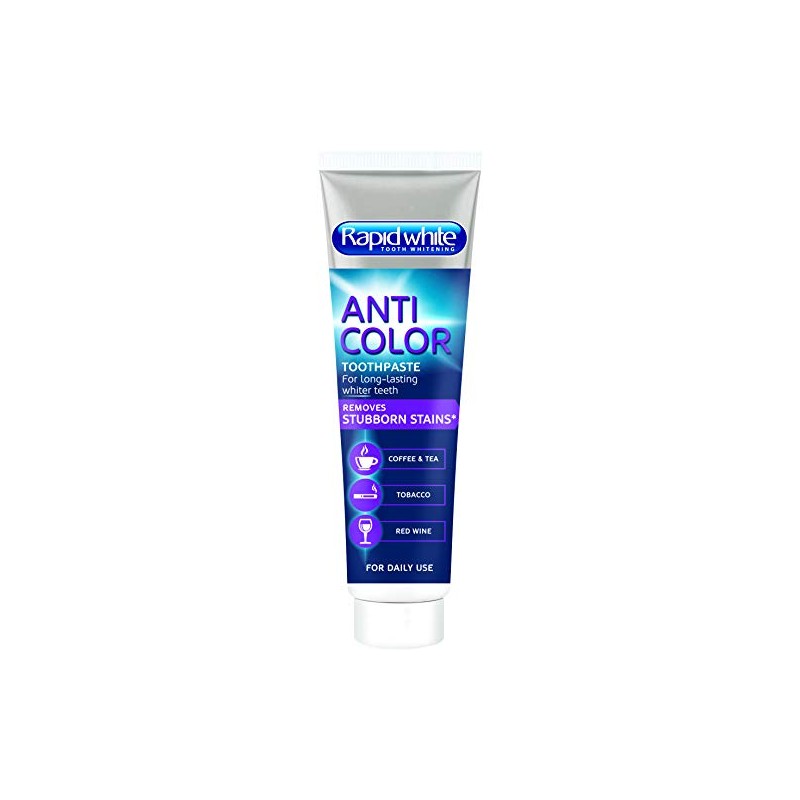 Rapid White Anti Colour Toothpaste for Whiter Teeth Without Hydrogen