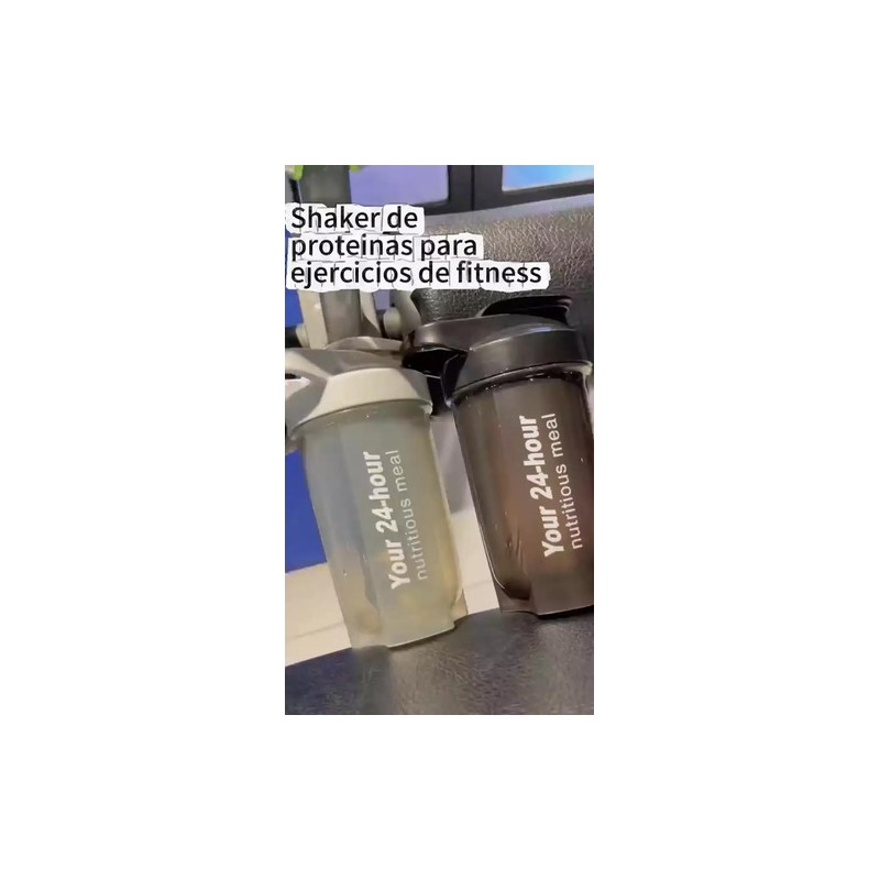 2pcs Shaker Proteína 500ml Con Esfera Mezcladora Genérico