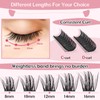 Cluster Eyelashes, Pack of 72 Individual Eyelashes, Eyelash Clusters, DIY