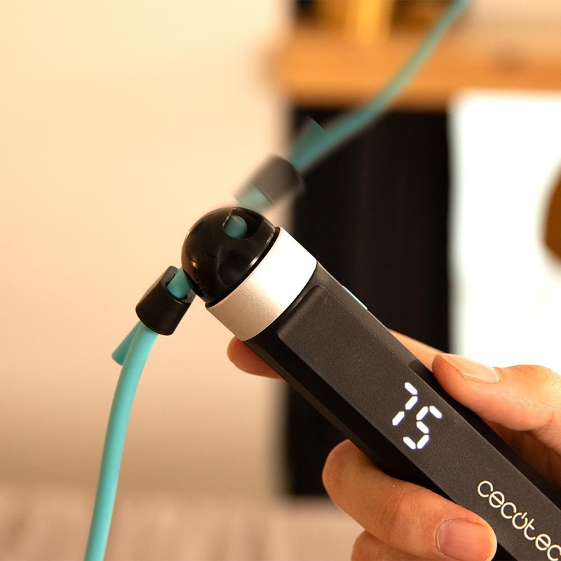 Cecotec SmartComba 3000 Connected Skipping Rope Adjustable 2-in-1 Fast 360º