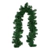 TAMCHIC Guía Guirnalda Navideña Verde Pino Flexible 30cm Ancho 2.75m