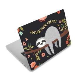 HEABPY Laptop Skin Sticker Decal,12" 13" 13.3" 14" 15" 15.4" 15.6 inch Laptop Skin Sticker Cover Art Decal Protector Notebook PC (Lovely Sloth)