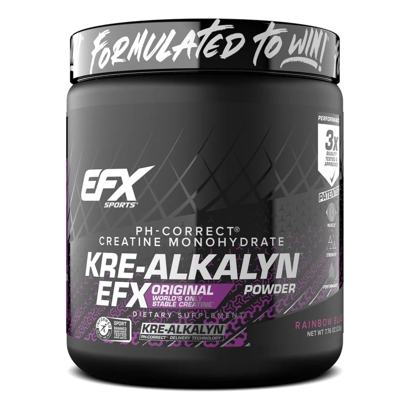 Efx Sports, Monohidrato De Creatina Kre-alkalyn Efx 220g Sfn