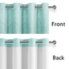 DWCN Ombre Blackout Curtains for Bedroom - Damask Patterned Thermal