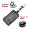 Happyit Leather Car Key Case Cover Key Ring for Renault