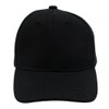 Gorra de béisbol para bebé, 100% resistente, de poliéster, Negro,