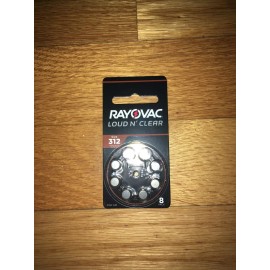 Rayovac 312 Hear Aid Battaries