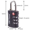 TSA Approved Luggage Locks (2 Pack) OW-Travel ABS 3 Digit