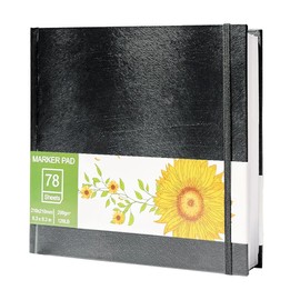 MOTRAIN Thickened Art Sketchbook, 156 Sheets Bound, Drawing Notebook, Acid Free Paper, 120LB/200GSM Smooth Drawing Papers, Specially Designed for Alcohol Markers