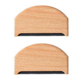 BORFUE 2pcs Cashmere Comb Sweater Shaver Pilling Comb Fabric Shaver Wooden Pilling Fuzz Fabric Lint Remover for Clothes & Bobbles