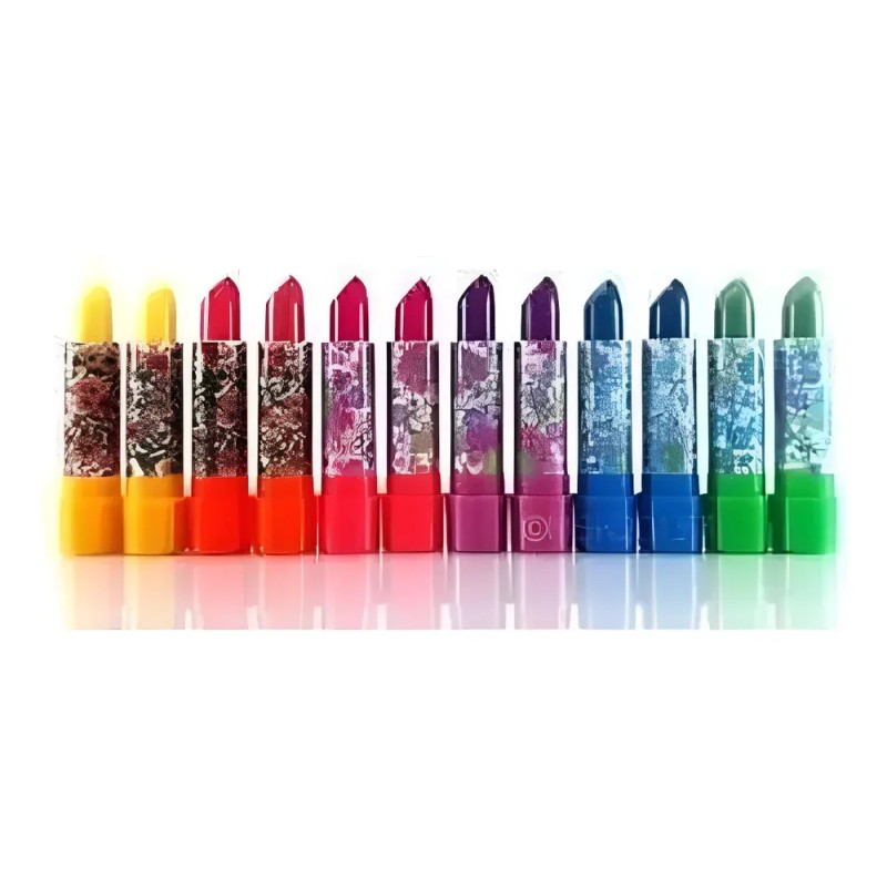 Labiales Mágicos Florales Para Labios Con Aroma 12 Piezas