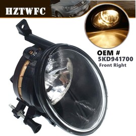 HZTWFC LED Front Right Fog Light OEM # 5KD941700 for Seat Alhambra VW Jetta Beelte Tiguan Touran Caddy Golf EOS