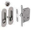 Toilet Hook Lock Set for Sliding Doors, Oval Door Rosette