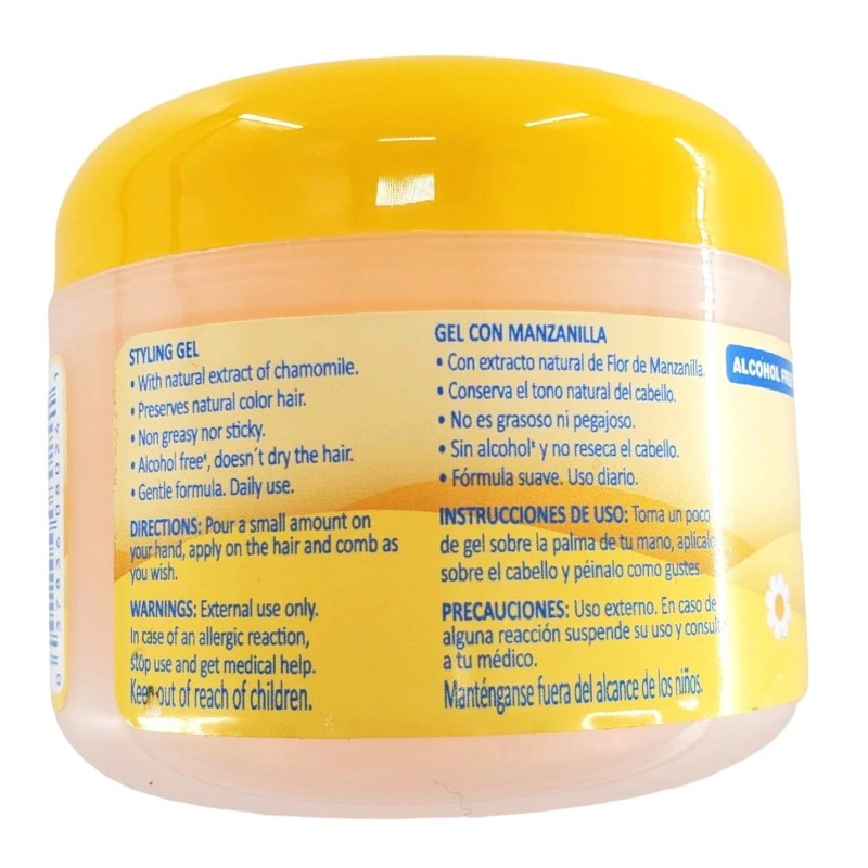 Ricitos de Oro Goldilocks Alcohol-Free Chamomile Extract Styling Hair Gel