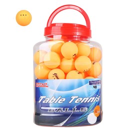 60 Pcs Table Tennis Balls, Durable High-Performance ABS Training Balls 3-Star Ping Pong Balls for Competition Training Practice and Casual Playing (Orange)