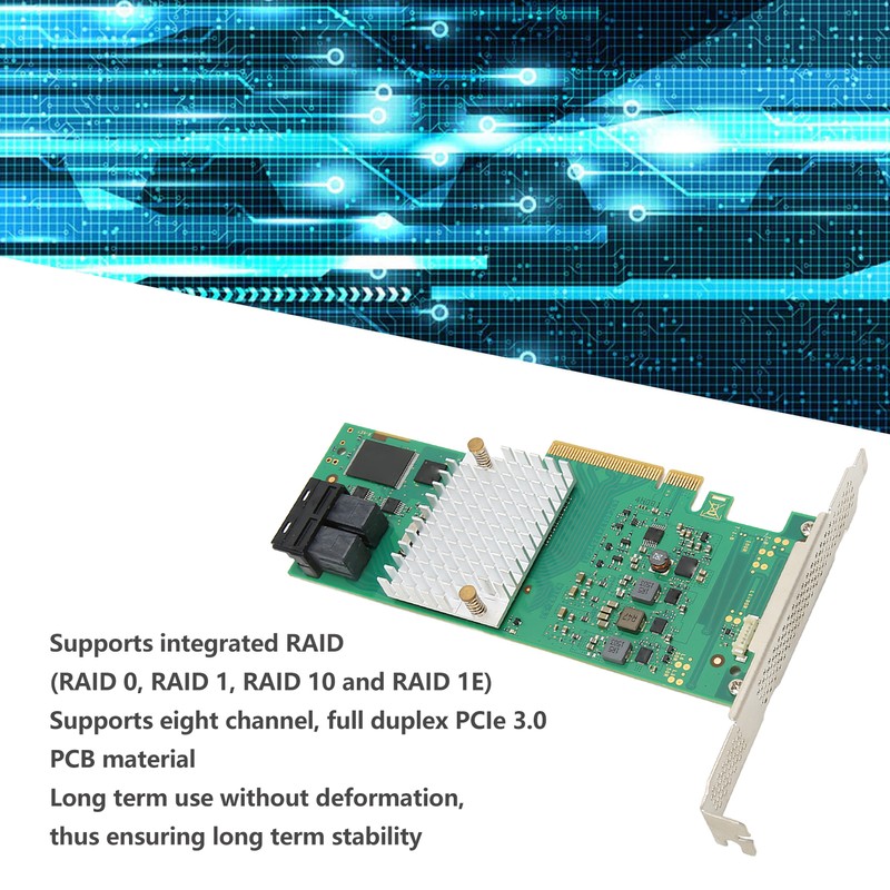 LSI SAS3008 Array Card 8 Port 12Gb/s PCIE 3.0 Plug