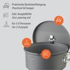 Esbit ESCS1000HA Cooking Set 33.8 fl oz (1,000 ml)