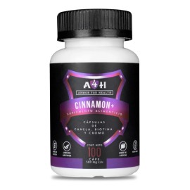 Biotina Picolinato De Cromo Canela 100 Cápsulas 500 Mg A4h Sabor Sin Sabor