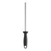 ZWILLING J.A. Henckels 32576-230 Poly Sharpening Steel, 9", Black/Stainless Steel