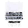 540Pcs universal Aluminum Electrolytic Capacitor Assortment Kit 0.1uF 50V -