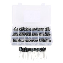 540Pcs universal Aluminum Electrolytic Capacitor Assortment Kit 0.1uF 50V - 470uF 16V with Storage Box