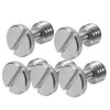 LABRIMP 5pcs Camera Mount Screws Quick Release Adapter for Tripods