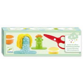 DJECO Hairdressing Salon Hair Modelling Clay (39028) - Colourful, Medium