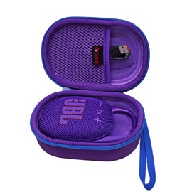 XANAD Carrying Case Compatible with JBL Clip 5, Clip 4, Clip 4 Eco Portable Speaker- Travel Hard Bag Purple