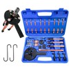 FITHOIST 36-in-1 Bearing Puller Kit,Blind Hole Bearing Puller,Bearing Separator with