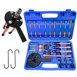 FITHOIST 36-in-1 Bearing Puller Kit,Blind Hole Bearing Puller,Bearing Separator with 3 Jaw Puller Hooks,Inner Bearing Removal Tool for Motorcycles,Cars,Machinery Bearing