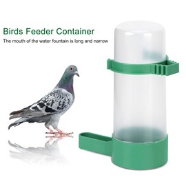HERCHR Bird Water Feeder,10Pcs Automatic Bird Water Dispenser,Bird Water Dispenser for Cage Round Farm Livestock Automatic Feeding Drinking Water Bottle for Parrots Finch Canary Lovebirds