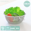 Pearl Metal H-4507 Stainless Steel Colander, 7.1 inches (18 cm),