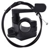 LAXEEM 7/8'' 22mm Metal Thumb Throttle Cable Accelerator Handle Assembly