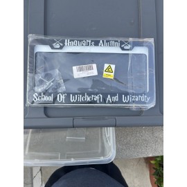 Unbranded Hard Potter License Plate Frame,Hogswart
